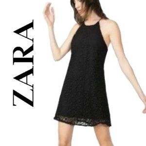 What a Beauty Zara Basic Collection Black spaghetti Strap Dress